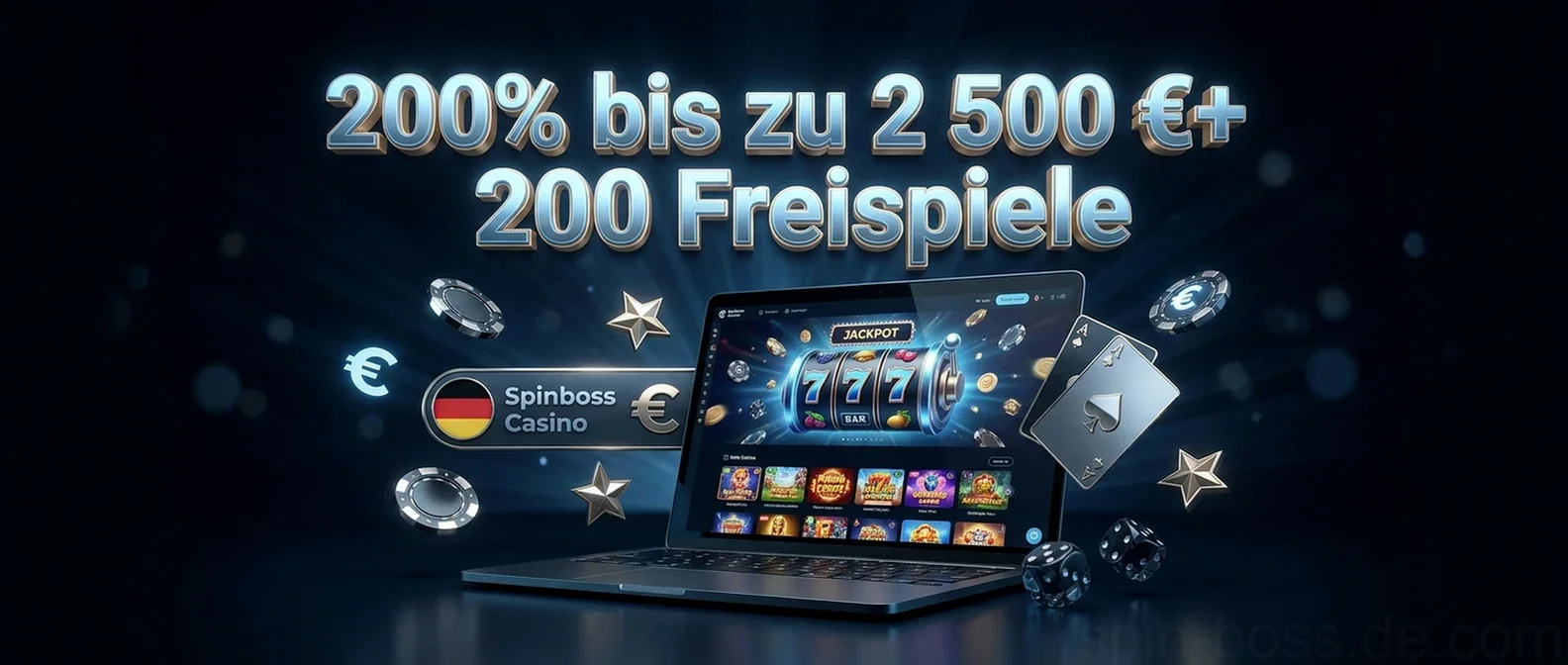 200% bis zu 2 500 €+ 200 Freispiele